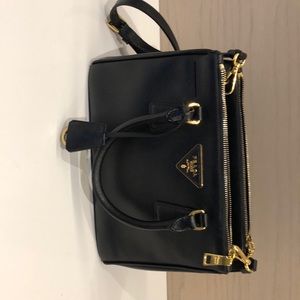 Prada Saffiano Lux Black Crossbody